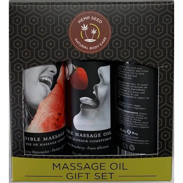 EB MASSAGE OIL GIFT SET 3pk