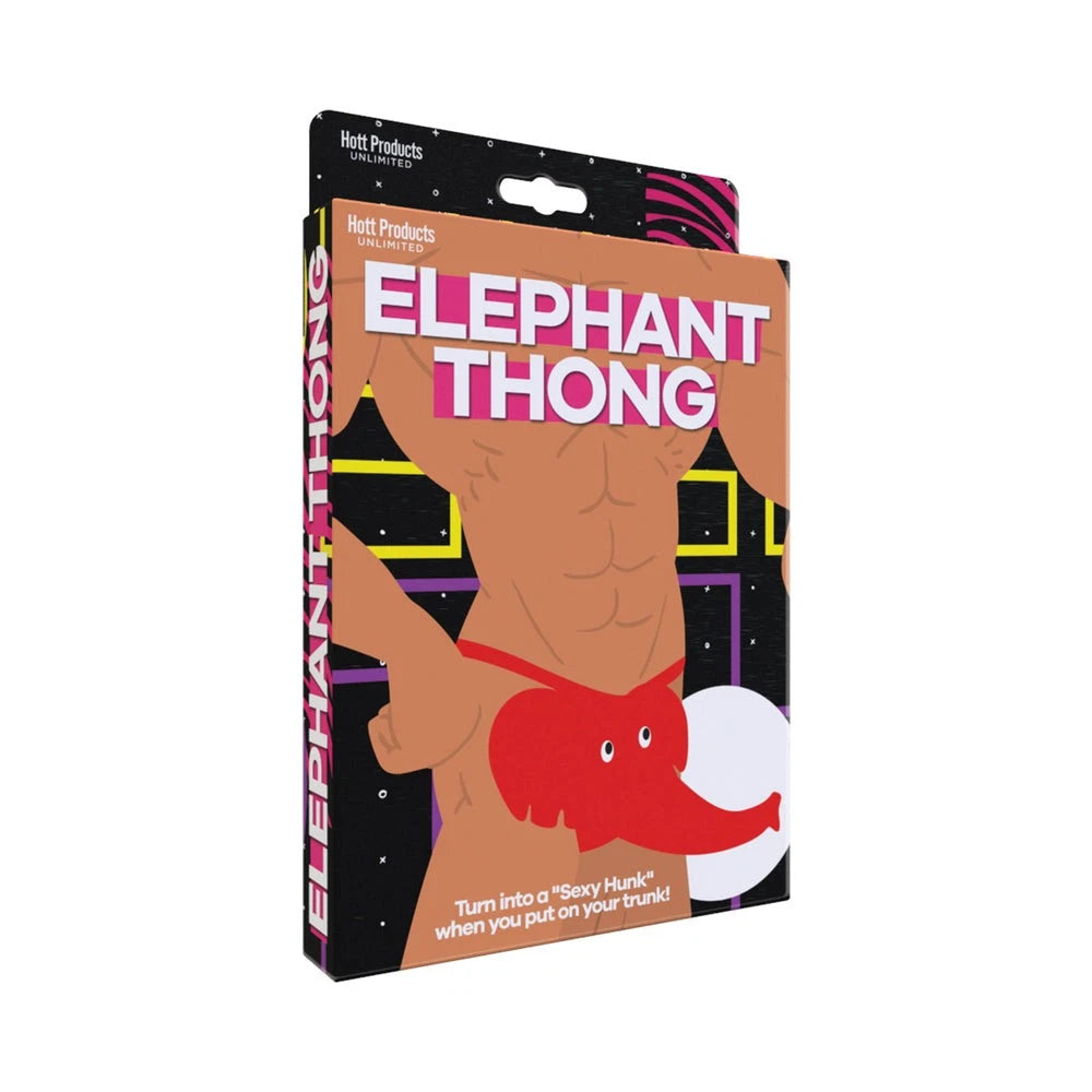 MALE ELEPHANT THONG RED OS