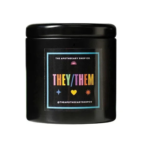 GENDER FLUID THEY/THEM CANDLE
