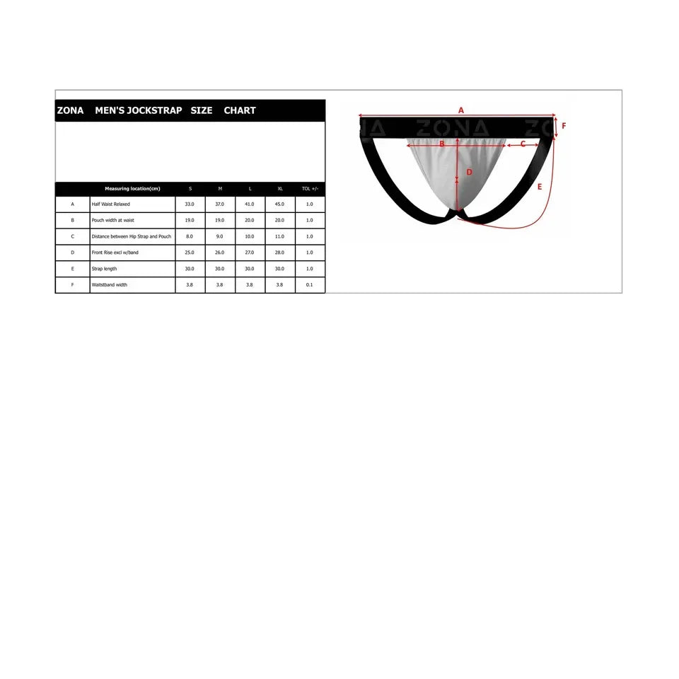 BLACK JOCKSTRAP XLRG
