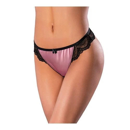 CROTCHLESS THONG MAU/LRG