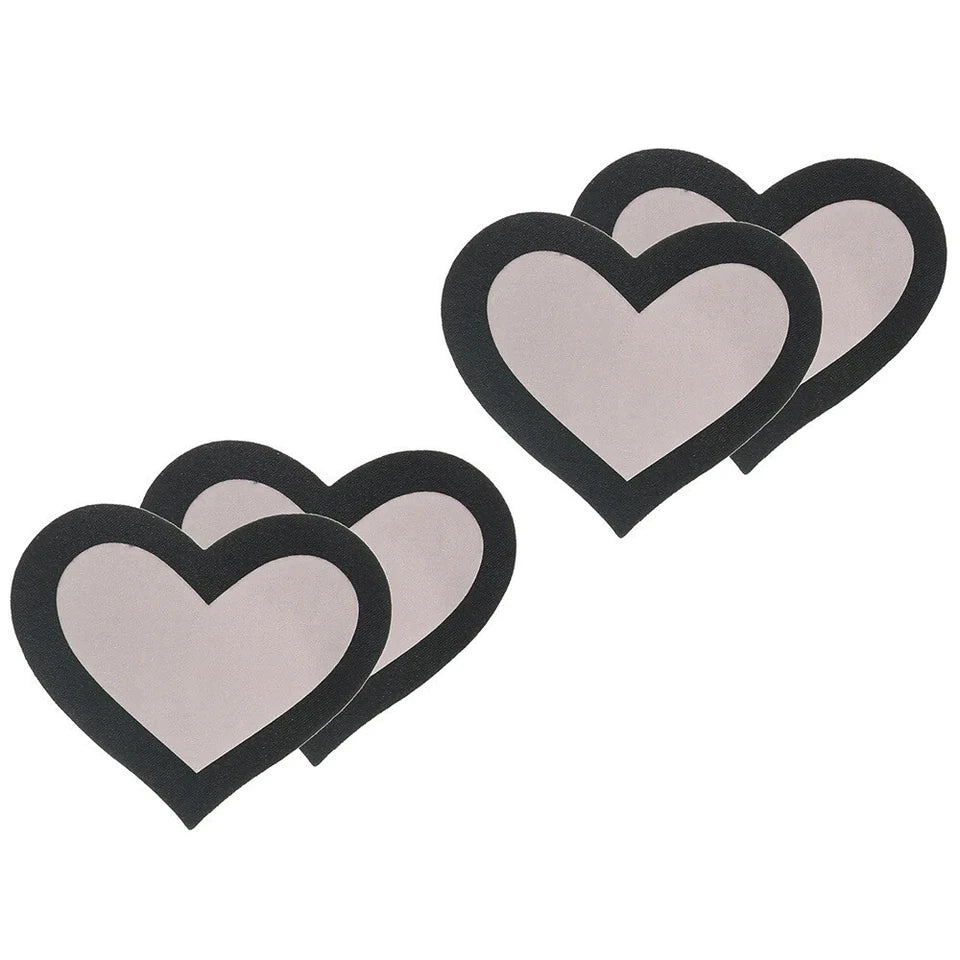 GLOW IN DARK HEARTS PASTIES