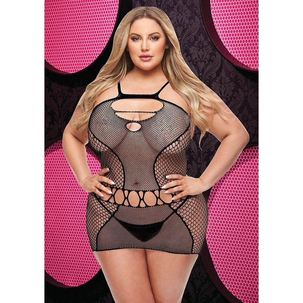 SEXY FSHNT QN MINI DRESS BLK