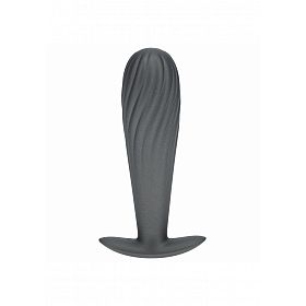 OUCH! RIBBED PLUG GUN METAL