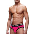 SOLID ENVY JOCK PNK/YLW LXL