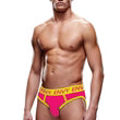 SOLID ENVY JOCK PNK/YLW LXL