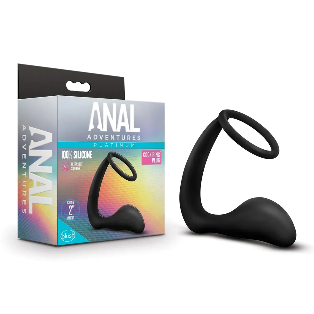 ANAL ADVNTRS PLTNM PLUG BLK