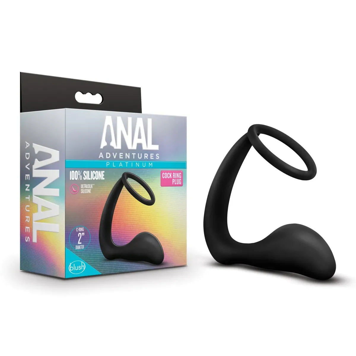 ANAL ADVNTRS PLTNM PLUG BLK