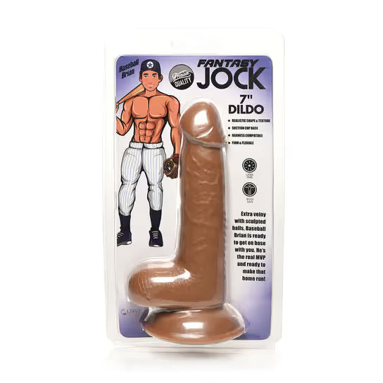 JOCK BSBLL BRIAN 7" W/BLLS MED