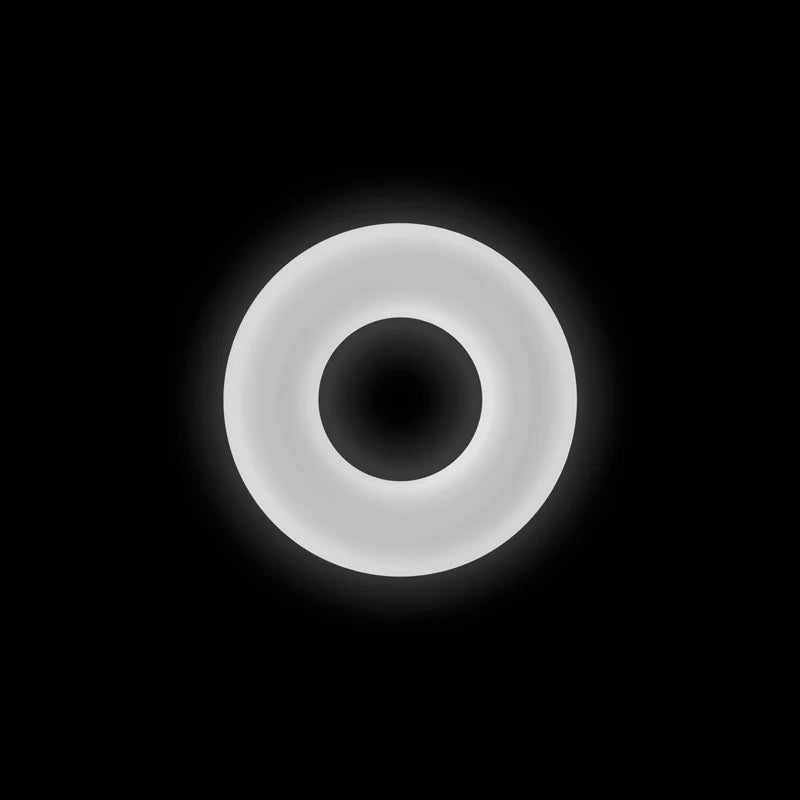 FIREFLY 3pc BUBBLE RINGS WHITE